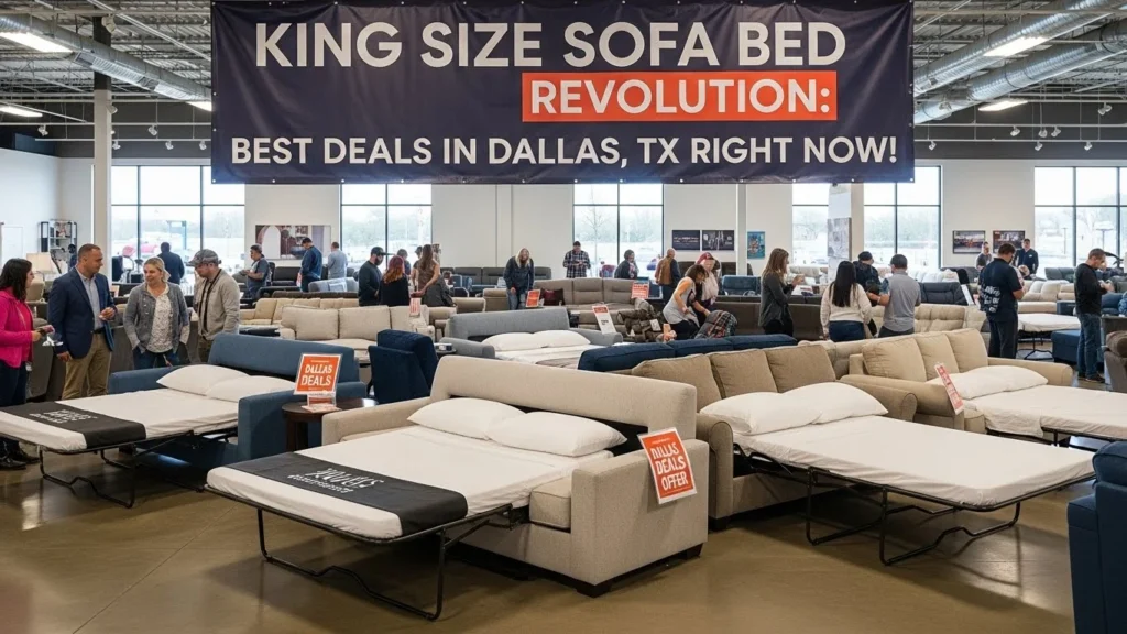 King Size Sofa Bed Revolution Best Deals in Dallas, TX Right Now