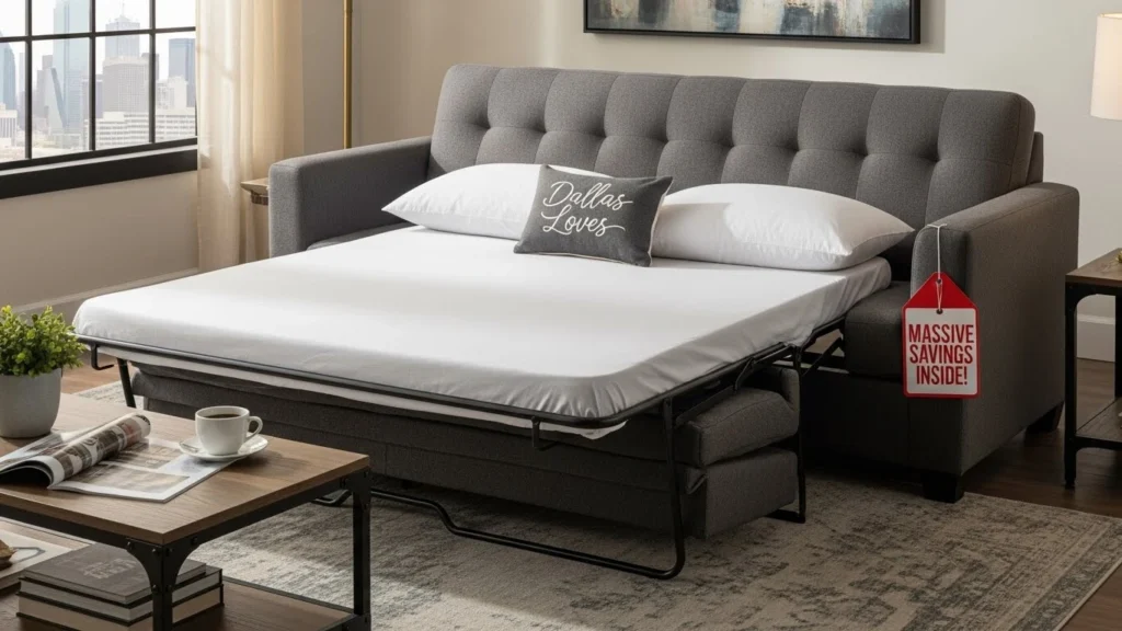 The best sofa beds for sale in Dallas and Arlington combine smart engineering with premium materials to ensure you don't have to compromise on comfort—whether you're sitting or sleeping.