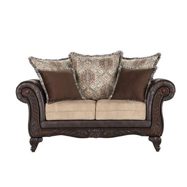 Coaster Furniture Elmbrook 508572 Upholstered Rolled Arm Loveseat - Br Coaster Furniture Elmbrook 508572 Upholstered Rolled Arm Loveseat - Br