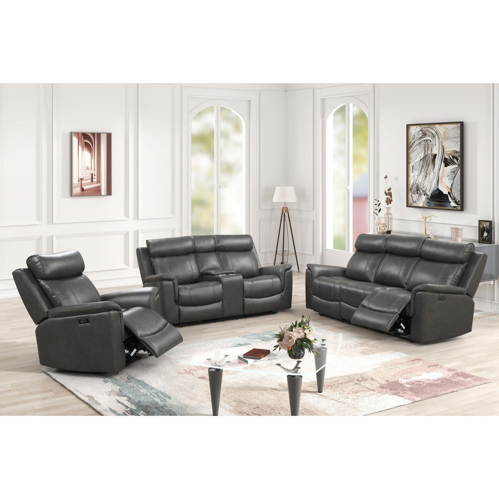 Generation Trade Verona 676091 Loveseat - Grey Generation Trade Verona 676091 Loveseat - Grey
