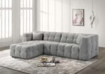 Juniper Modern Sectional Sofa with Chaise Grey - Saleem Furniture Mart