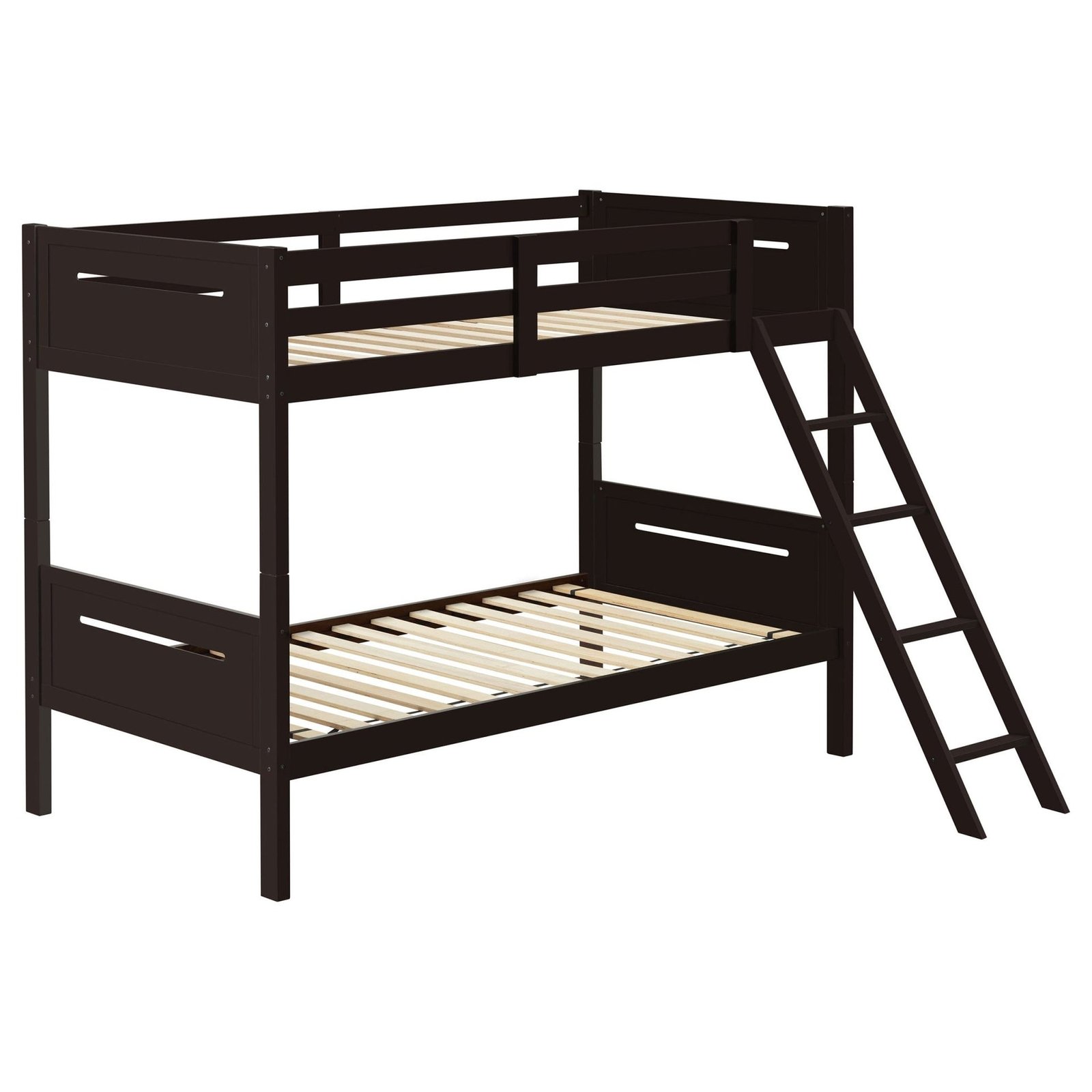 Littleton Twin Over Twin Bunk Bed Espresso | Coaster Littleton Twin Over Twin Bunk Bed Espresso | Coaster