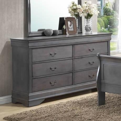 Louis Philippe 6-Drawer Dresser (119094) Louis Philippe 6-Drawer Dresser (119094)