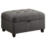 Stonenesse Sectional Sofa with Storage Ottoman Set Grey - Saleem Furniture Mart