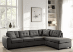 Stonenesse Upholstered Sectional Chaise Sofa Grey - Saleem Furniture Mart