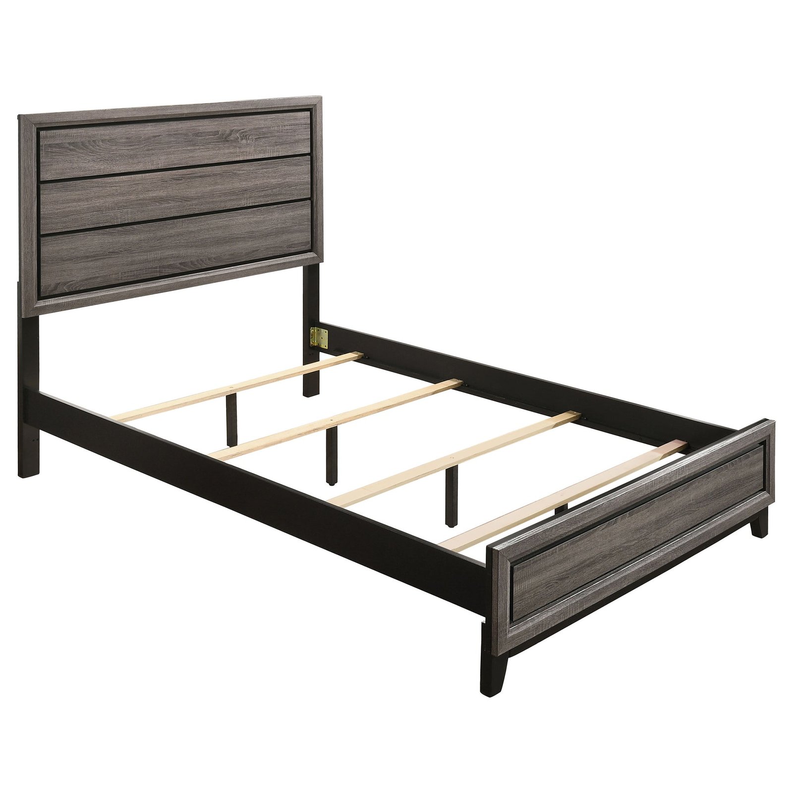 Watson Wood Eastern King Panel Bed Grey Oak | Coaster Watson Wood Eastern King Panel Bed Grey Oak | Coaster