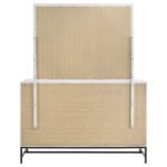 Sonora 6-drawer Dresser with Mirror White | White Dresser - Image 2