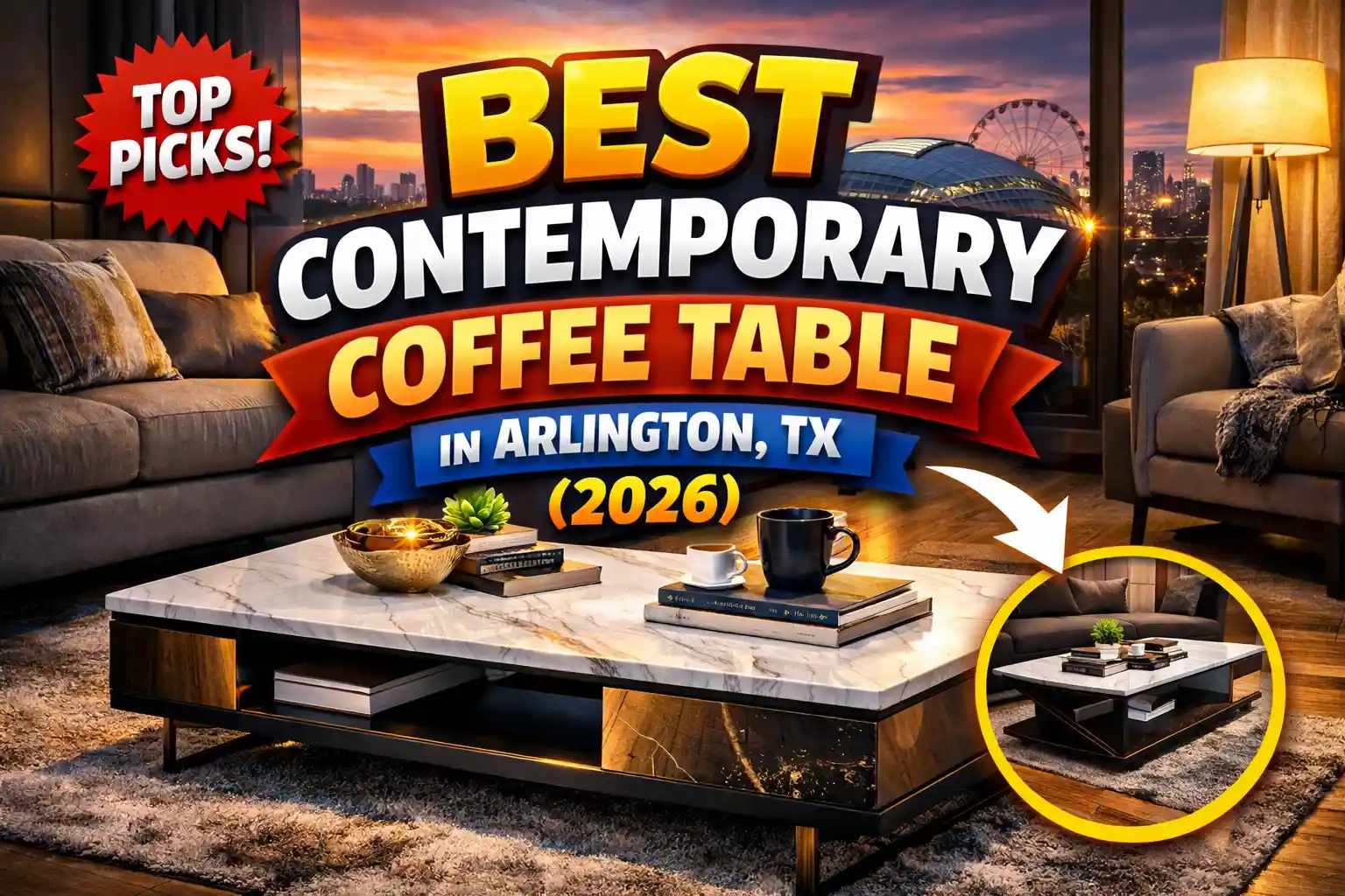 Best Contemporary Coffee Table in Arlington, TX for (2026)