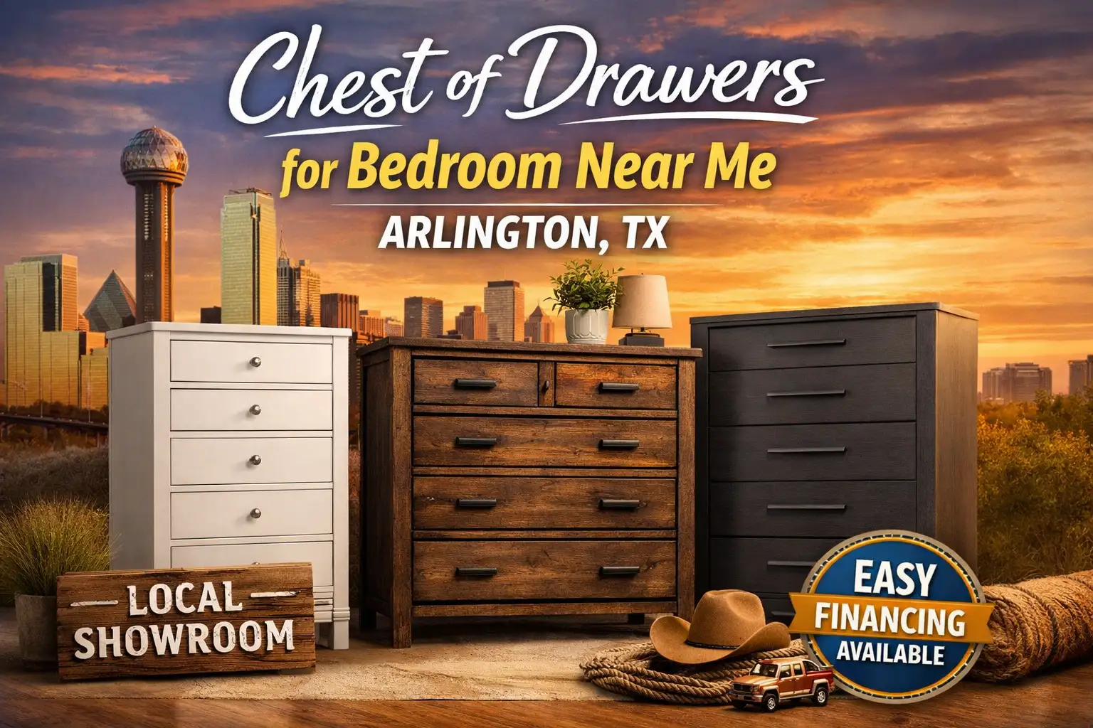 Chest of Drawers for Bedroom Near Me Arlington, TX