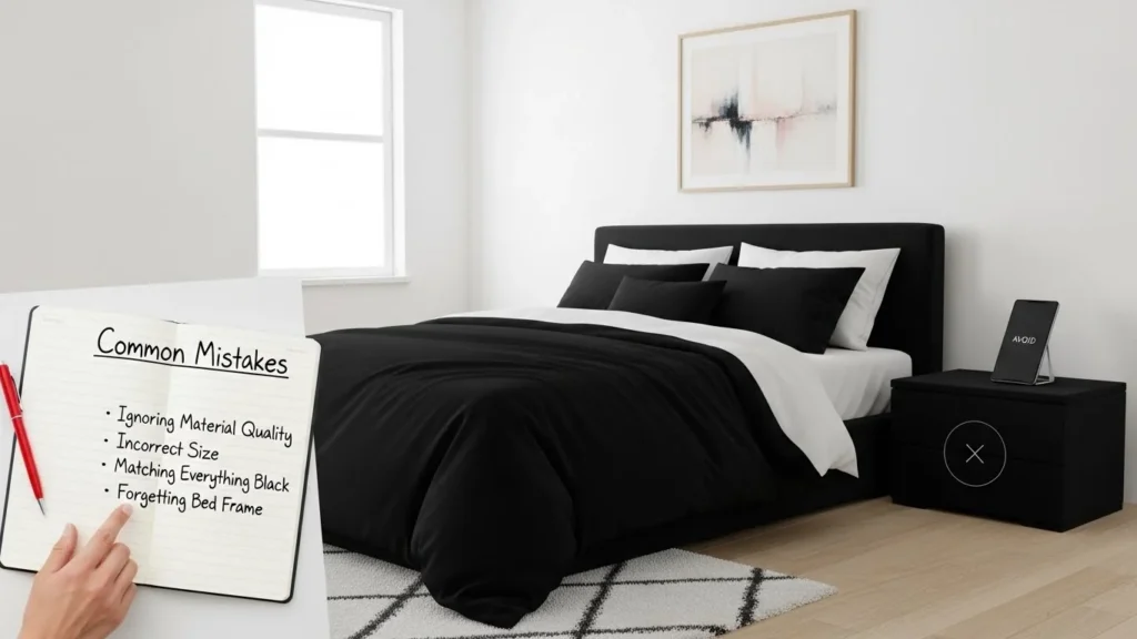 Common Mistakes to Avoid When Buying a Black Bed Set