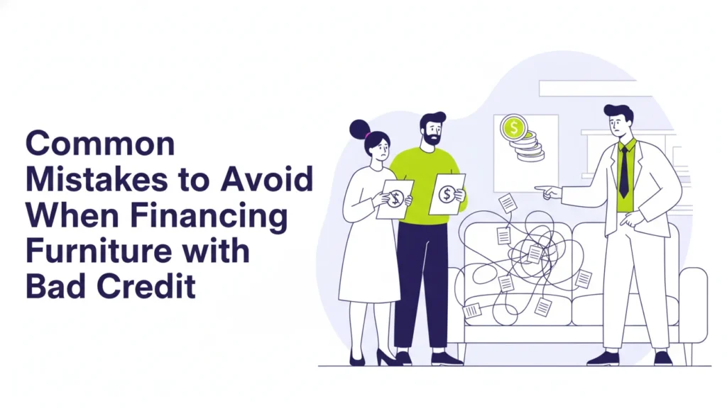 Common Mistakes to Avoid When Financing Furniture with Bad Credit
