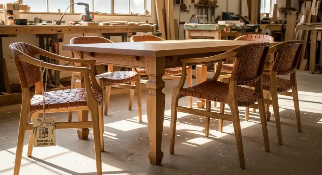 Durable furniture from quality materials with proper construction costs more initially. That's unavoidable—better materials and skilled construction add expenses. 