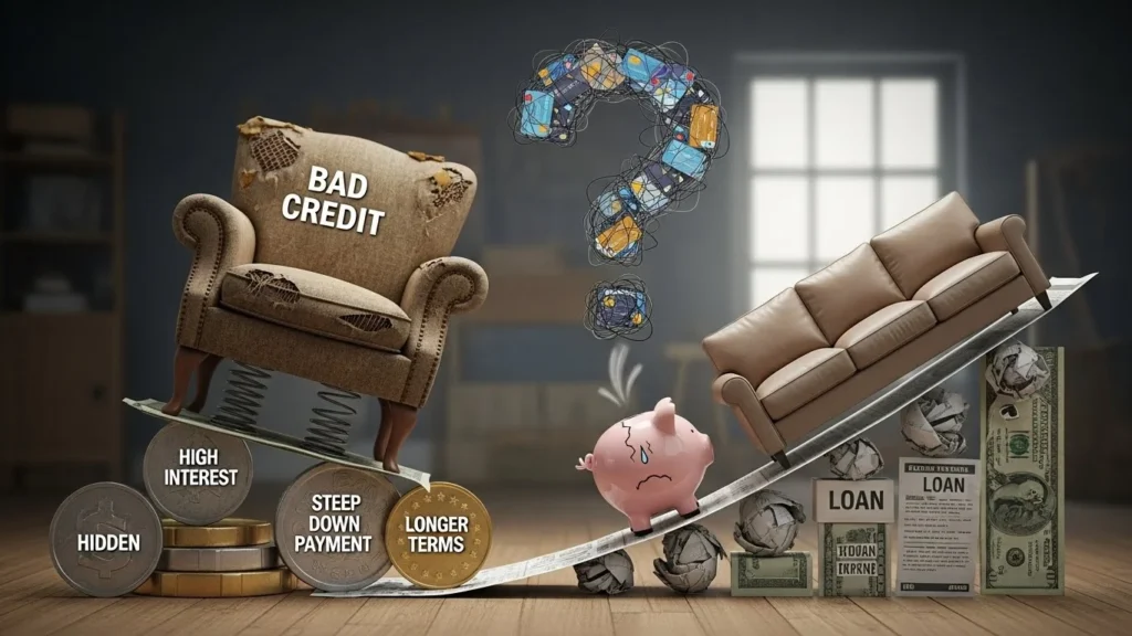 How Does Furniture Financing Work with Bad Credit