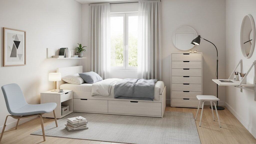 How to Arrange Small Bedroom Furniture (Under 150 Square Feet)