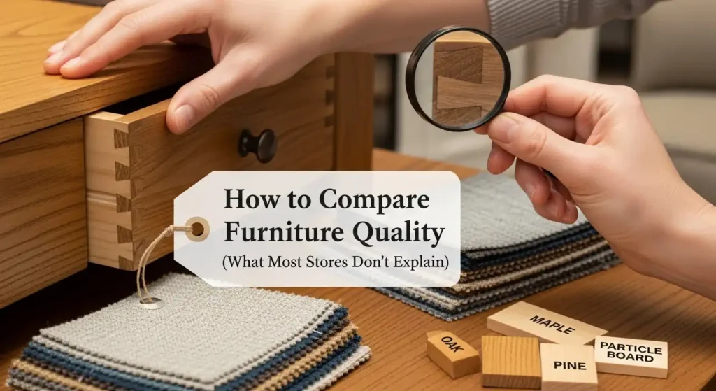 How to Compare Furniture Quality (What Most Stores Don’t Explain)