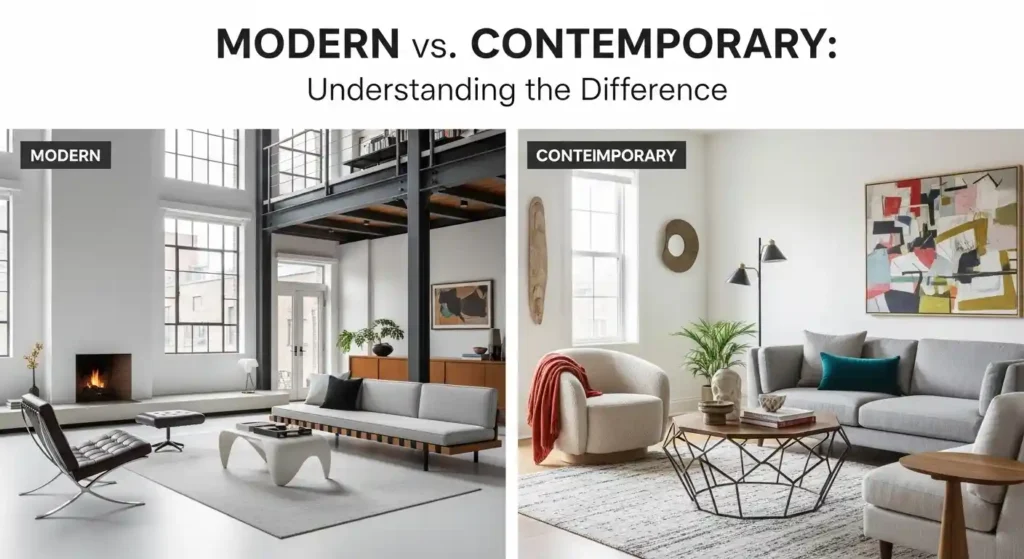 Modern vs. Contemporary Understanding the Difference