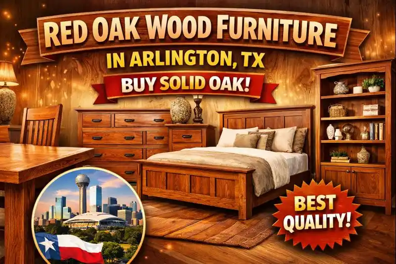 Red Oak Wood Furniture in Arlington, TX  Buy Solid Oak
