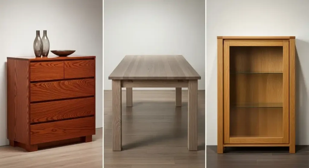 Red Oak vs White Oak vs Honey Oak Furniture