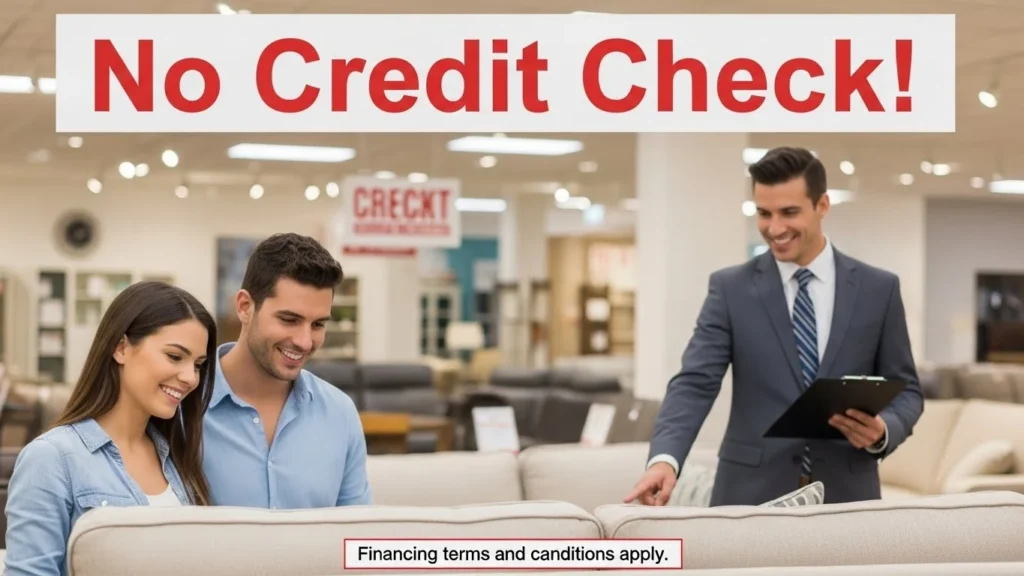 The Truth About No Credit Check Furniture Stores