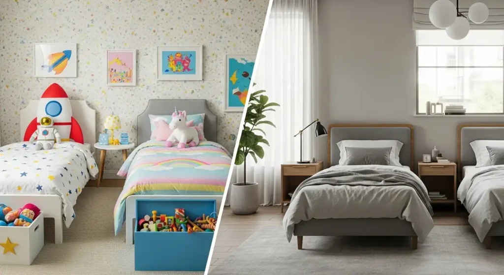 Twin Beds for Kids vs Adults