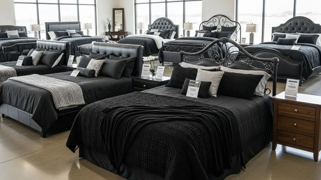 Types of Black Bed Sets Available in Arlington, TX