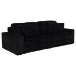 Black Sleeper Couch - Jacana Upholstered Dual Power Sofa - Image 4