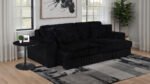 Black Sleeper Couch - Jacana Upholstered Dual Power Sofa - Image 5