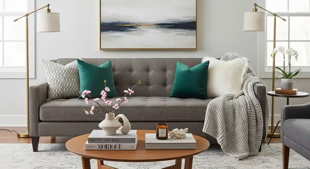 how to make a cheap sofa look expensive