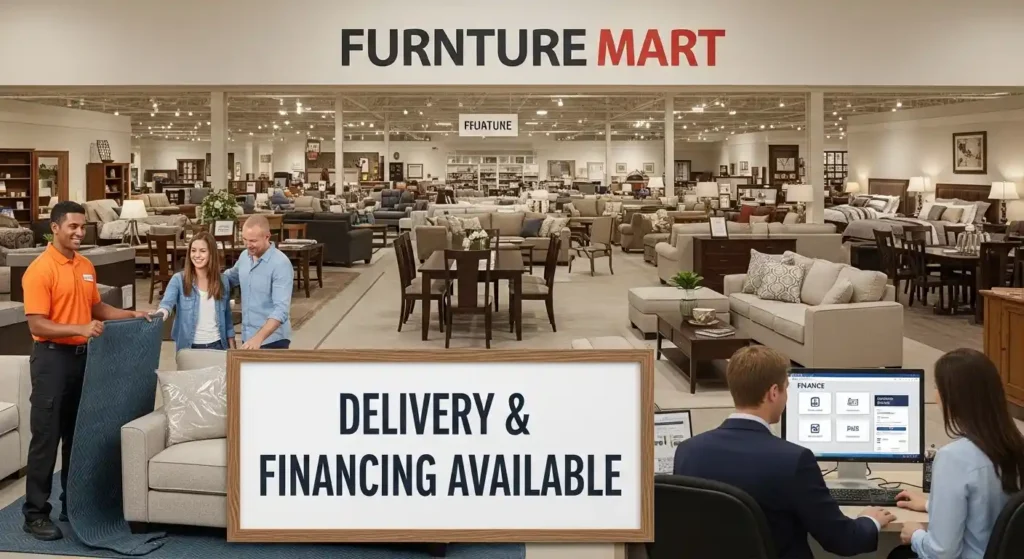 Delivery & Financing at Furniture Mart