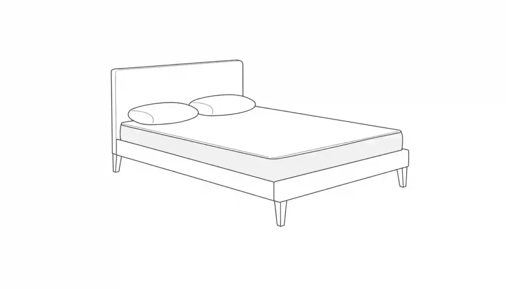 FULL SIZE BED DIMENSIONS (DOUBLE BED)