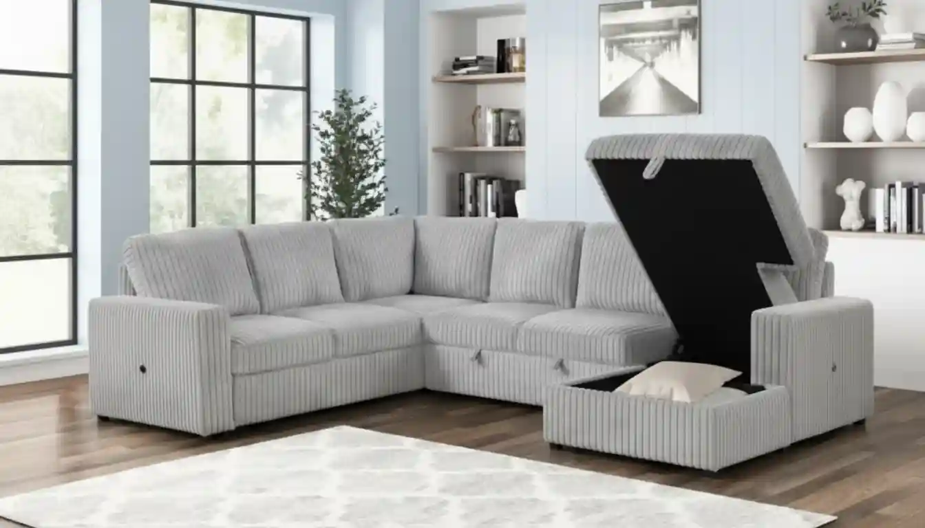 Black Emersion Full Size Sofa Bed Couch