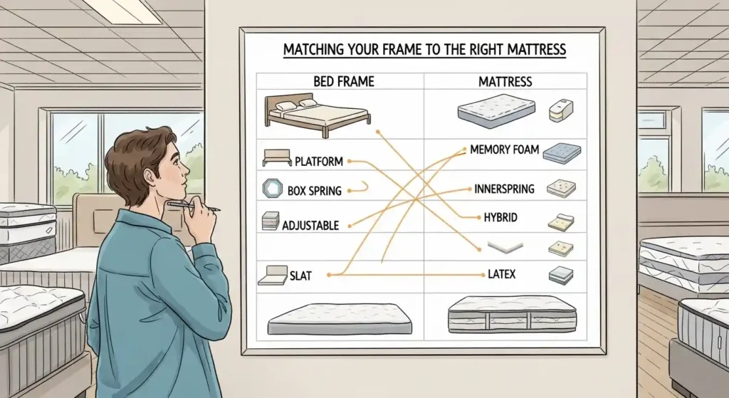 Matching Your Frame to the Right Mattress