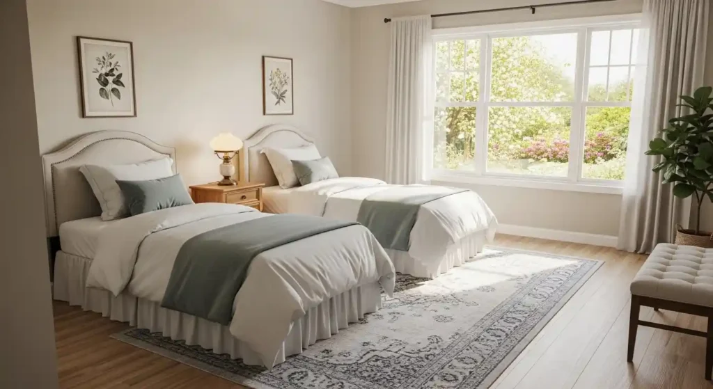Room Requirements and Best Uses Twin beds