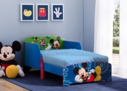 Mickey Mouse Wood Toddler Bed