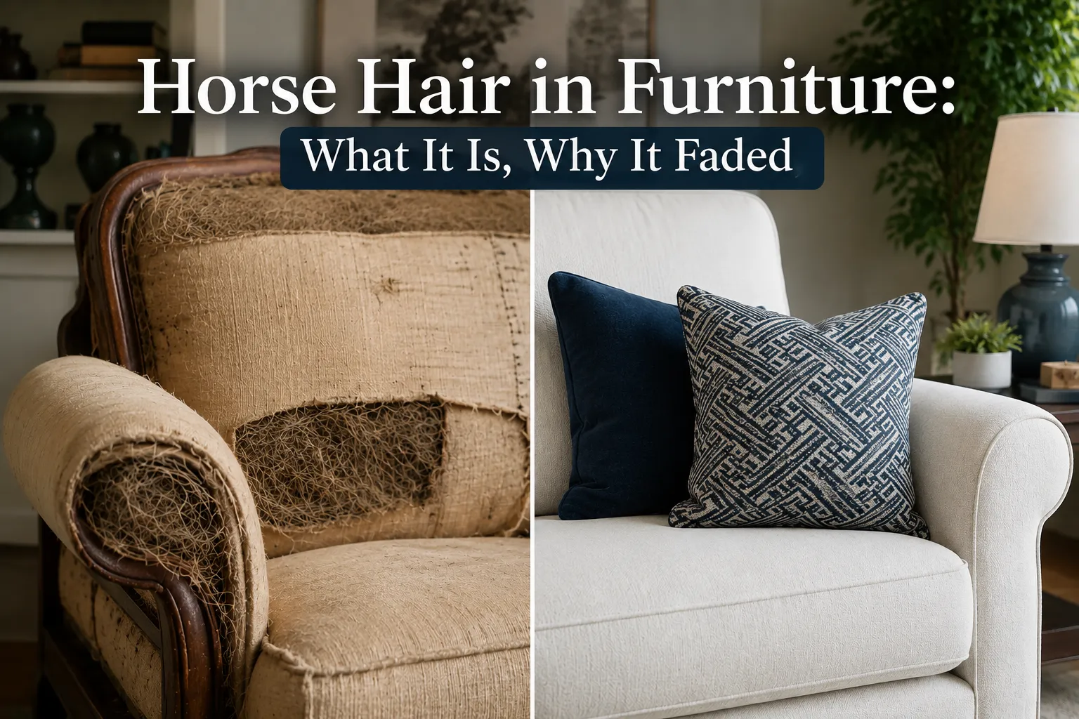 Horse Hair in Furniture What It Is, Why It Faded, and What Arlington Buyers Choose Instead