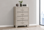 Trenton 4-drawer Bedroom Chest of Drawers Beige