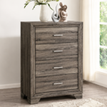 Wright 4-drawer Chest of Drawers Brown