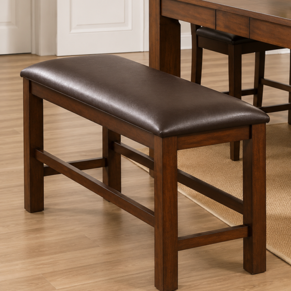 Diamond Counter Height Bench (365328)