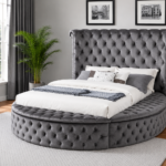 Serene King Upholstered Panel Bed with Storage (155142/155141/155143/155144)