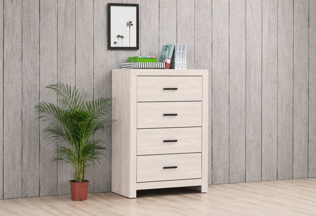 Brantford 4-drawer Bedroom Chest White