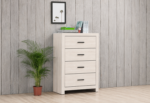 Brantford 4-drawer Bedroom Chest White
