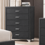 Melody 5-drawer Bedroom Chest Grey