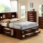 Ridgemont Queen Platform Bed with Storage (165431/165432/165439)
