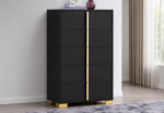 Marceline 5-drawer Bedroom Chest Black