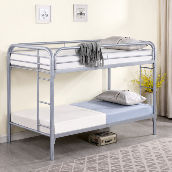 Allstar Metal Bunk Bed Color Silver & Black