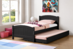 Amazon Twin Platfrom Bed With Trundle Black
