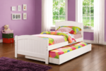 Amazon Twin Platfrom Bed With Trundle White