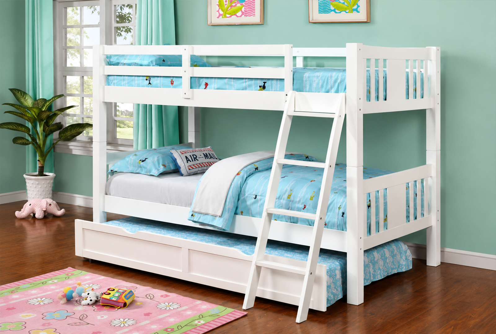 Ashmore-220000-Twin--Twin-Bunk-Bed Ashmore 220000 Twin/Twin Bunk Bed - Image 1