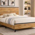 Kaywood 52-inch Wooden Panel Bed Natural Pine