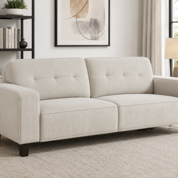 Deerhurst Upholstered Track Arm Tufted Sofa